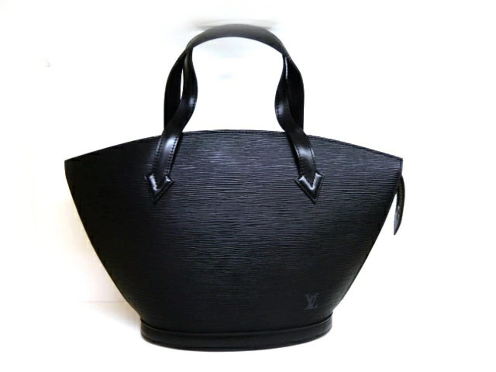 LOUIS VUITTON Saint Jacques Shoulder Bag Epi Noir Black